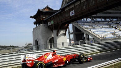 Alonso afronta la clasificación del GP de Corea
