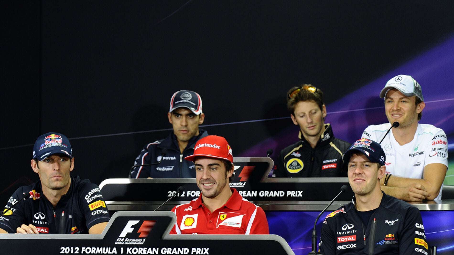 Rueda de prensa del GP de Corea