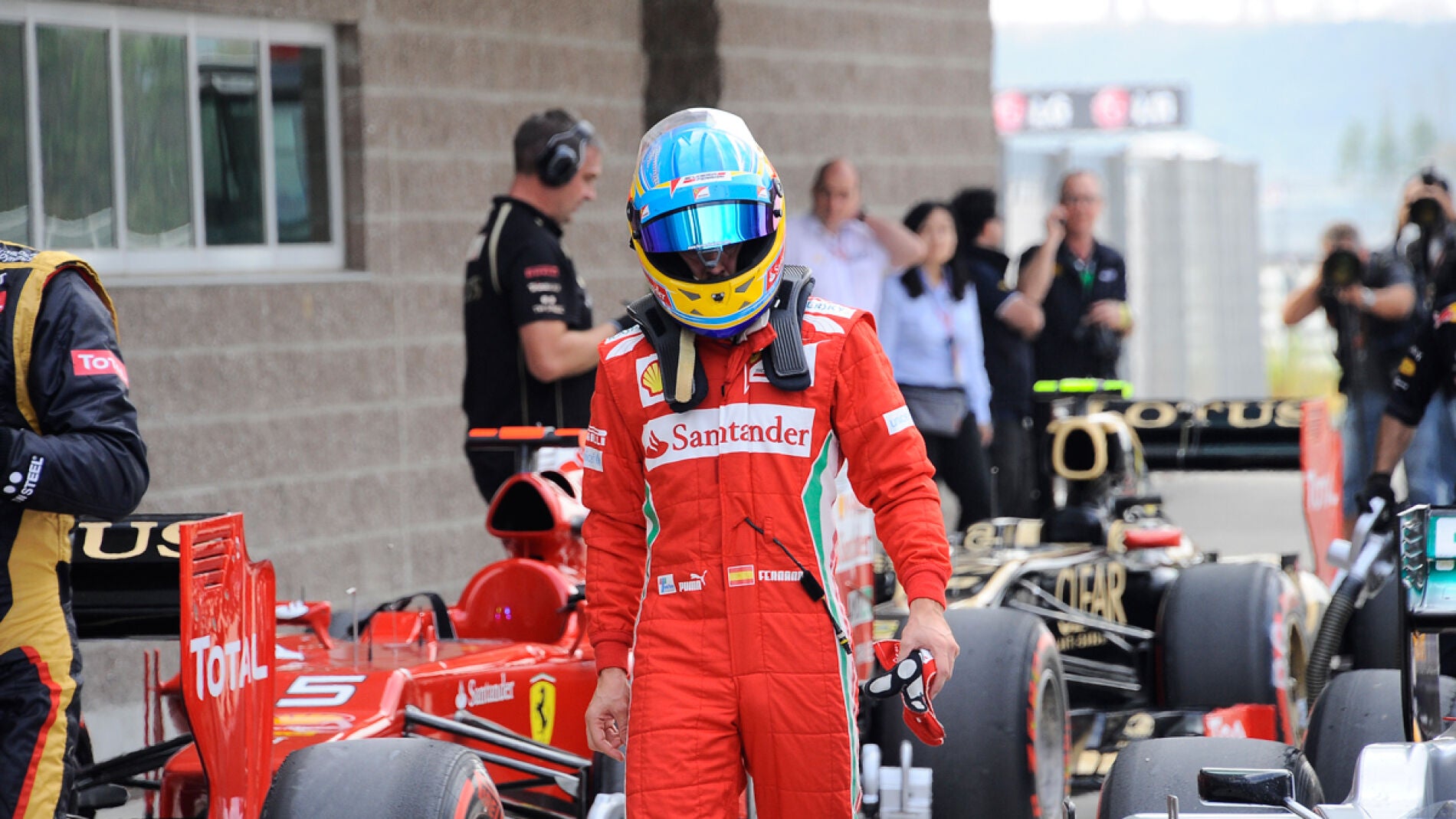 Fernando Alonso, tras la clasificaci&oacute;n del GP de Corea