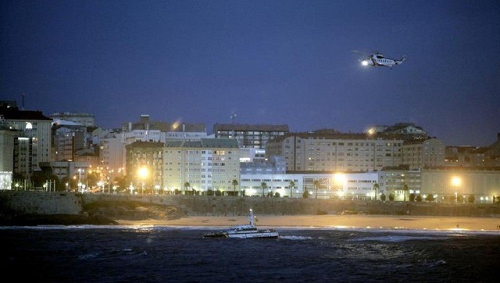 Continúan las labores de rescate en A Coruña