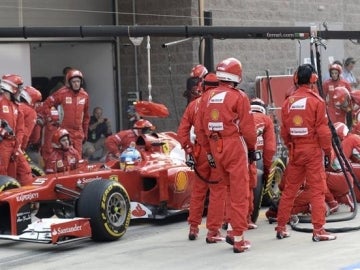 Pit stop de Ferrari en Corea