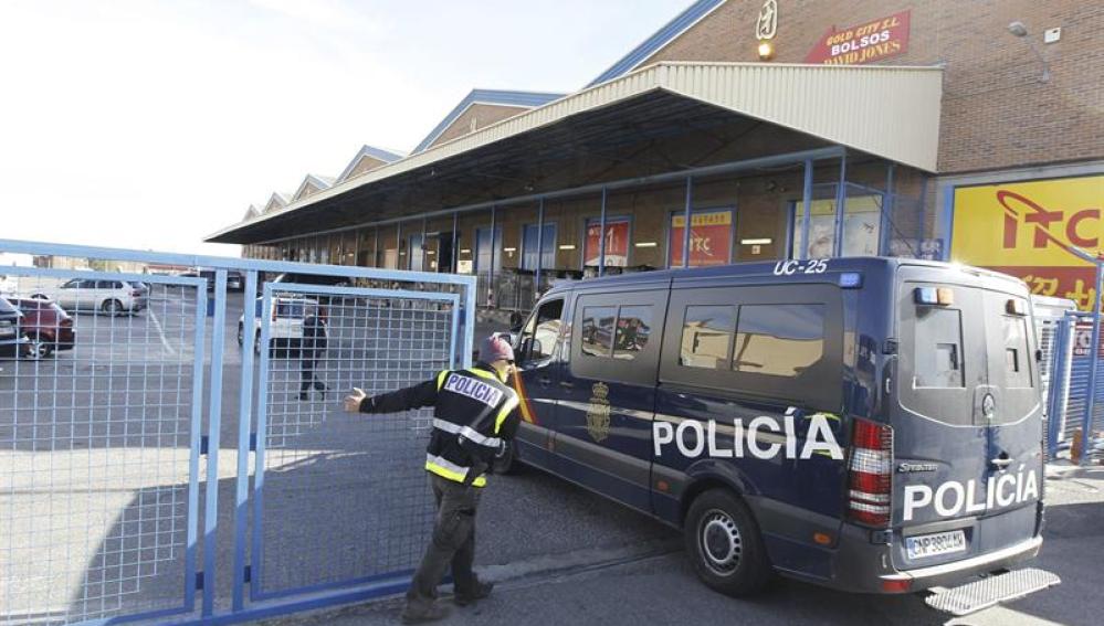 Redada policial en Cobo Calleja