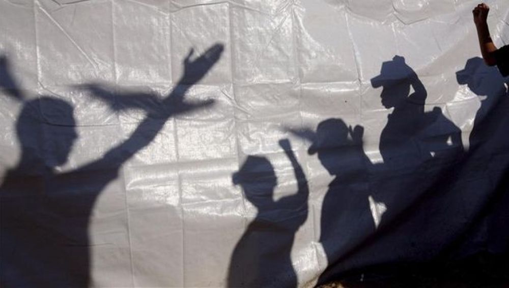 Un grupo de Boys Scouts americanos