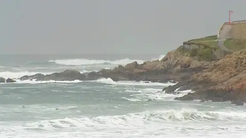 Temporal que azota a la Península. Temporal que azota a la Península.