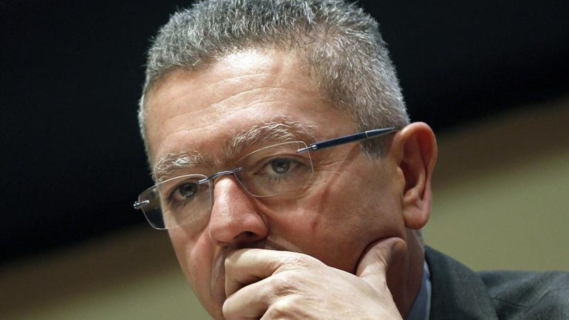 El ministro de Justicia, Alberto Ruiz Gallard&oacute;n, durante el acto de clausura del Congreso