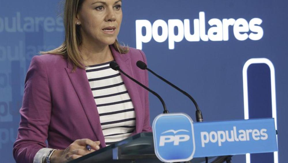 María Dolores de Cospedal, secretaria general del PP