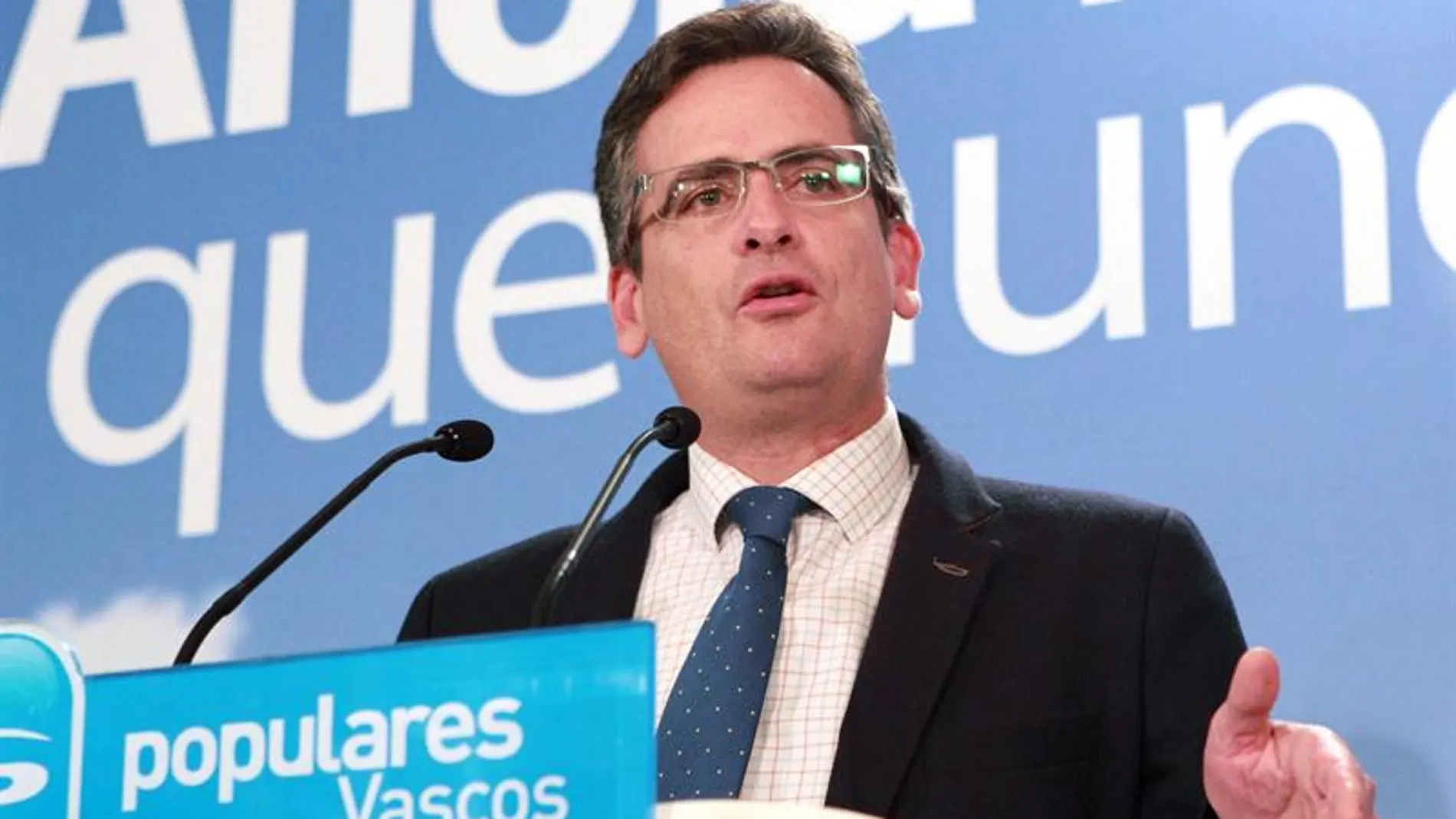 Antonio Basagoiti, líder del PP vasco Antonio Basagoiti, líder del PP vasco