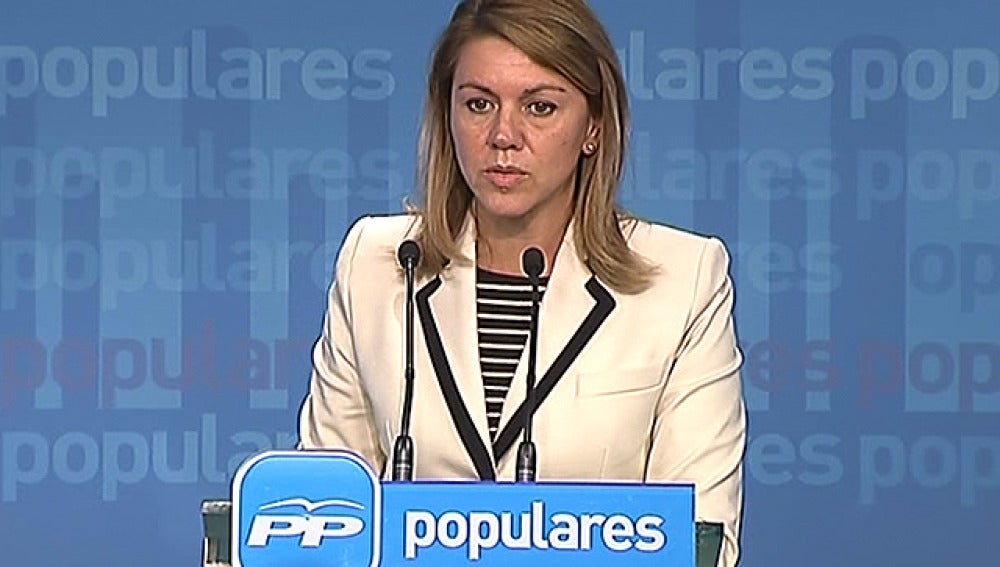 María Dolores de Cospedal, secretaria general del PP