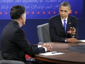 Obama y Romney en el último debate