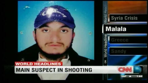 Sospechoso de disparar a Malala