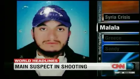 Sospechoso de disparar a Malala Sospechoso de disparar a Malala