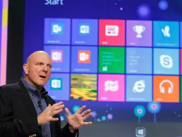 Steve Ballmer durante la presentación Steve Ballmer durante la presentación