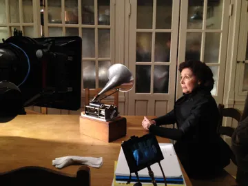 Grabando con Concha Velasco Grabando con Concha Velasco