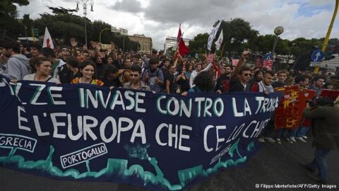 Manifestaci&oacute;n 'No Monti Day'