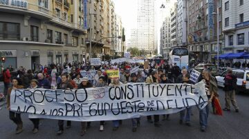 Protestas del 25-S contra los PGE 