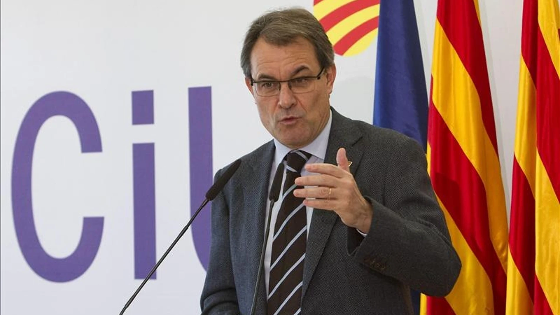 Artur Mas en un acto en el en el Moll de Llevant de Barcelona