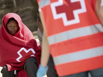 Miembros de Cruz Roja en el Estrecho Miembros de Cruz Roja en el Estrecho