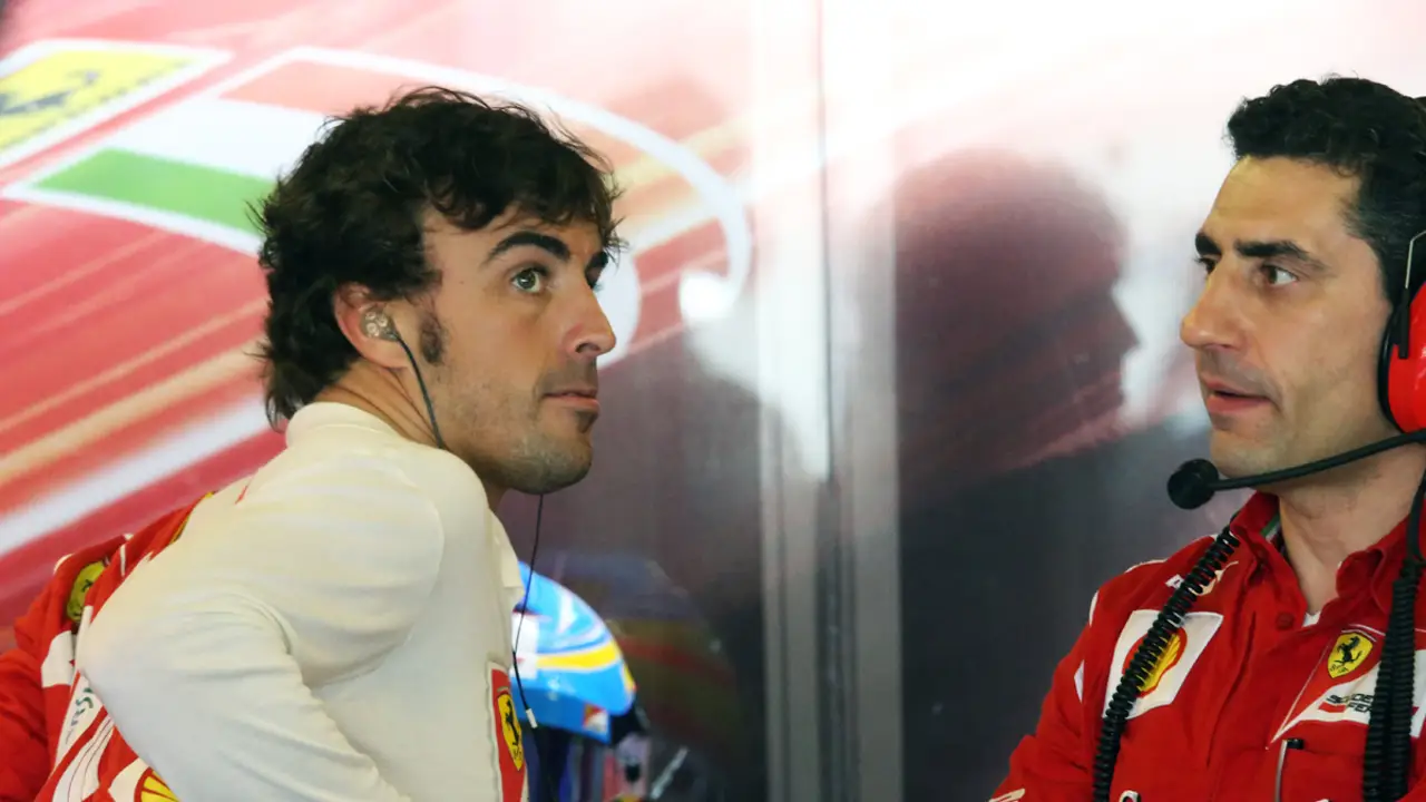 Alonso y Andrea Stella