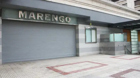 Fachada de la discoteca desalojada en Pamplona Fachada de la discoteca desalojada en Pamplona