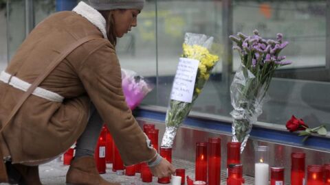 Homenaje a las v&iacute;ctimas en el Madrid Arena