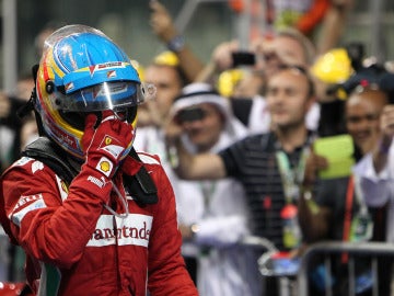 Alonso, tras la carrera en Yas Marina