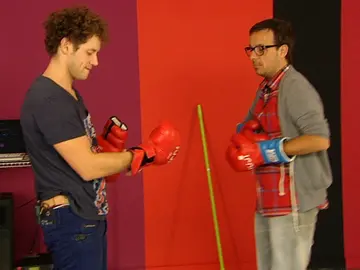 Daniel Diges aprende a boxear Daniel Diges aprende a boxear