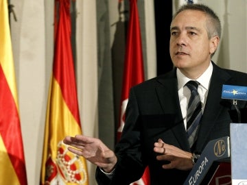 El primer secretario del PSC y candidato a la Presidencia de la Generalitat de Cataluña, Pere Navarro. 