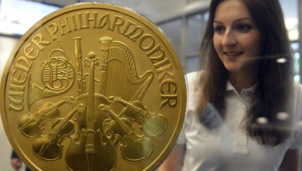 La moneda de oro más grande de Europa