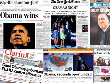 Obama copa los diarios estadounidenses y las páginas de Internet