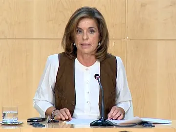 Ana Botella en rueda de prensa Ana Botella en rueda de prensa