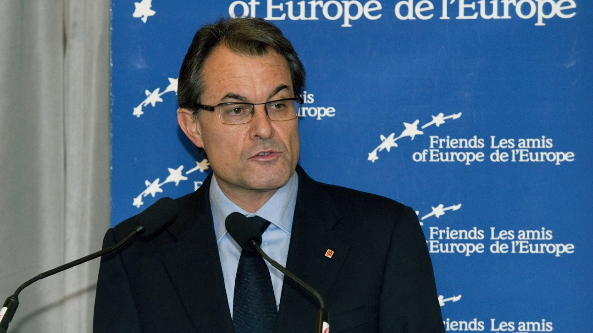 Artur Mas durante su viaje a Bruselas
