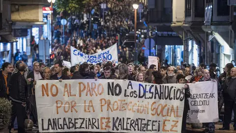 Manifestación en Barakaldo Manifestación en Barakaldo
