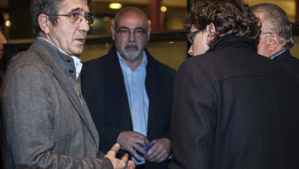 Patxi López, en el funeral de Amaia Egaña