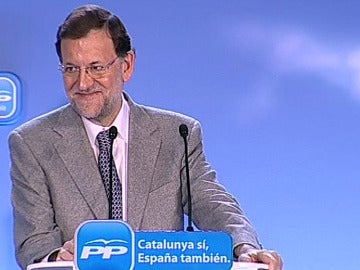 Mariano Rajoy fue interrumpido por un grupo de manifestantes en Tarragona