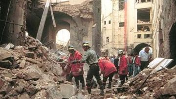 Imagen de archivo del atentado de Via dei Georgofili en Florencia 1993