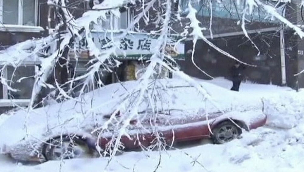 Temporal de nieve en China