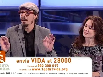 Fele Martínez y Silvia Marsó en Atrapa un millón Fele Martínez y Silvia Marsó en Atrapa un millón