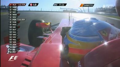 Alonso nos muestra 'on board' la impresionante primera curva de Austin