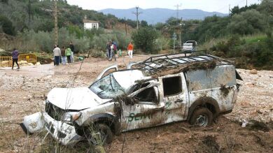 El temporal en Tarragona deja un muerto arrollado por la lluvia