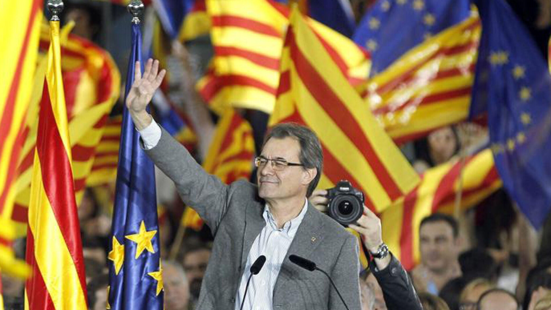 Artur Mas en un acto en Cataluña