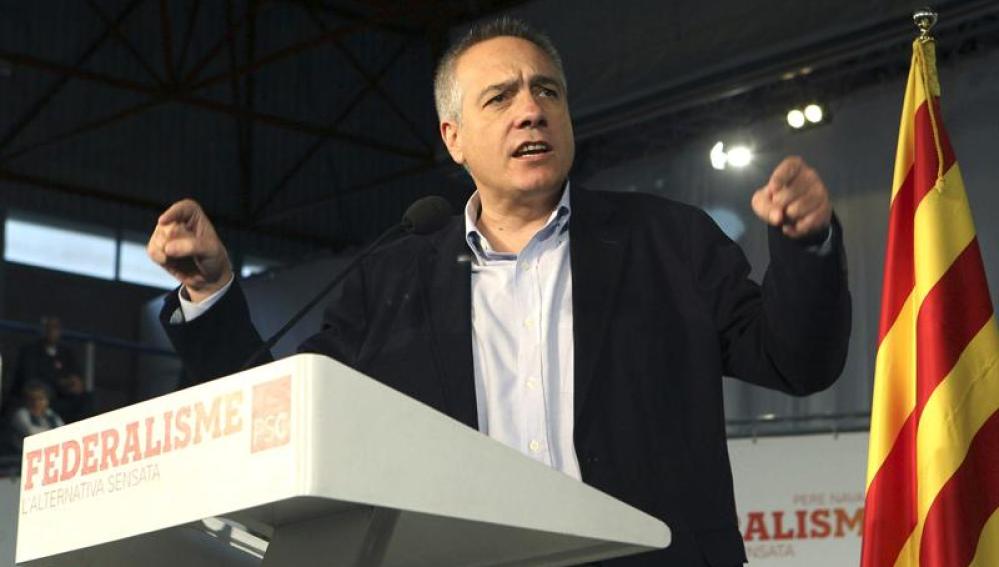 El candidato del PSC a la presidencia de la Generalitat, Pere Navarro
