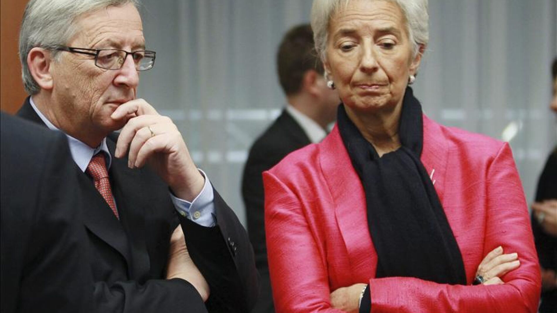 Jean Claude Juncker y Christine Lagarde