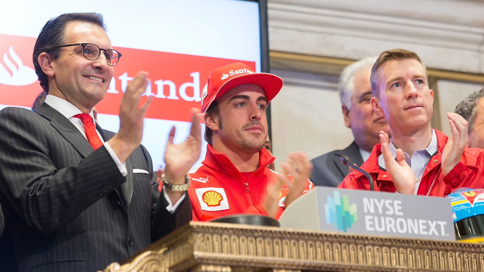 Alonso, en el cierre de Wall Street