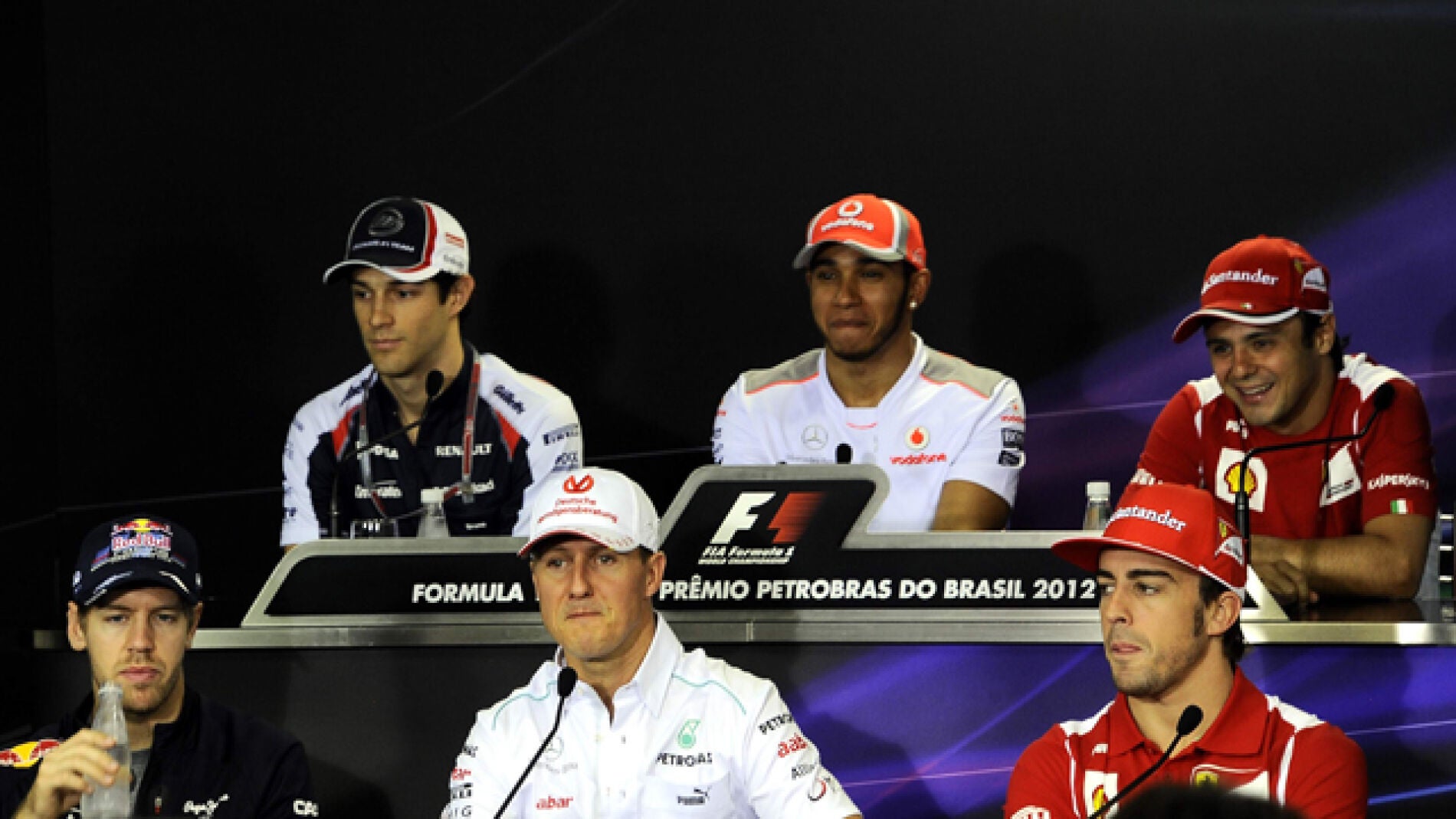 Rueda de prensa de la FIA en Brasil