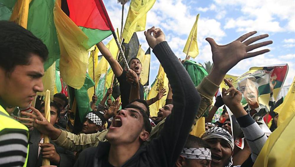 Celebraciones en la Franja de Gaza por la tregua