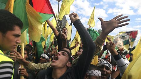 Celebraciones en la Franja de Gaza por la tregua
