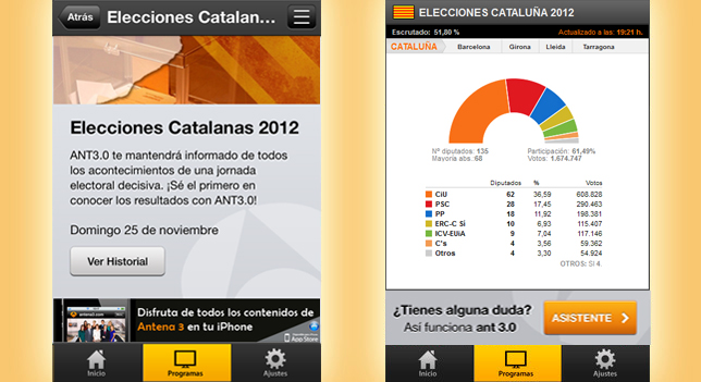 Sigue las elecciones catalanas con ANT3.0