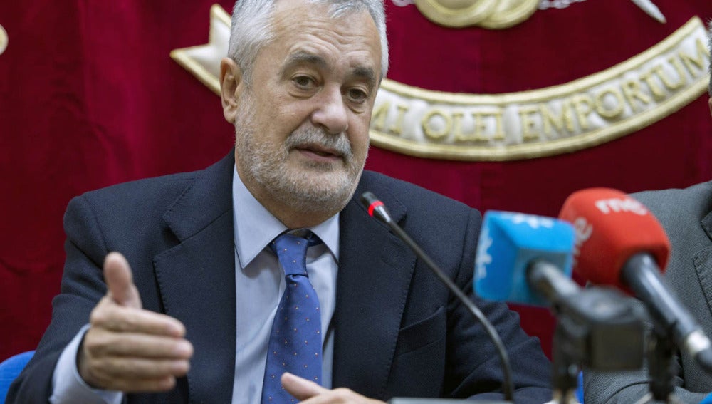 José Antonio Griñán, presidente de la Junta de Andalucía