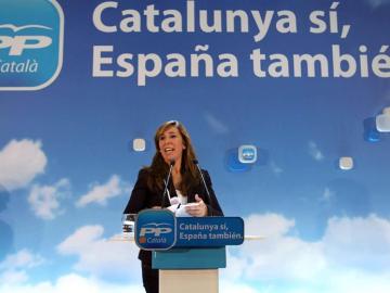 La candidata del PPC a la presidencia de la Generalitat, Alicia Sánchez-Camacho