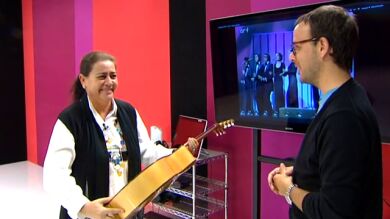 María del Monte, triste durante los ensayos de la próxima semana